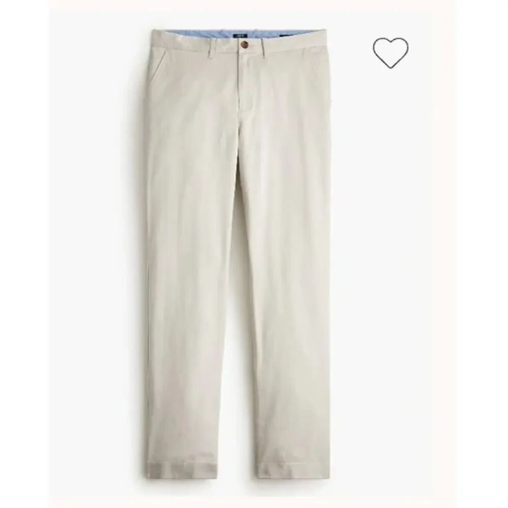 NWT J. Crew Men's Straight-Fit Original Chino Pant Stone 33/34